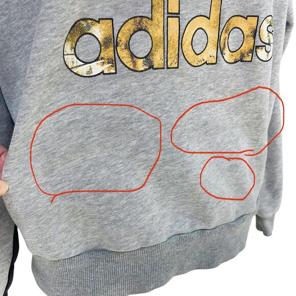 ADIDAS X RITA ORA "Banned From Normal"  Tiger Eyes Sweatshirt Size M - Picture 9 of 9